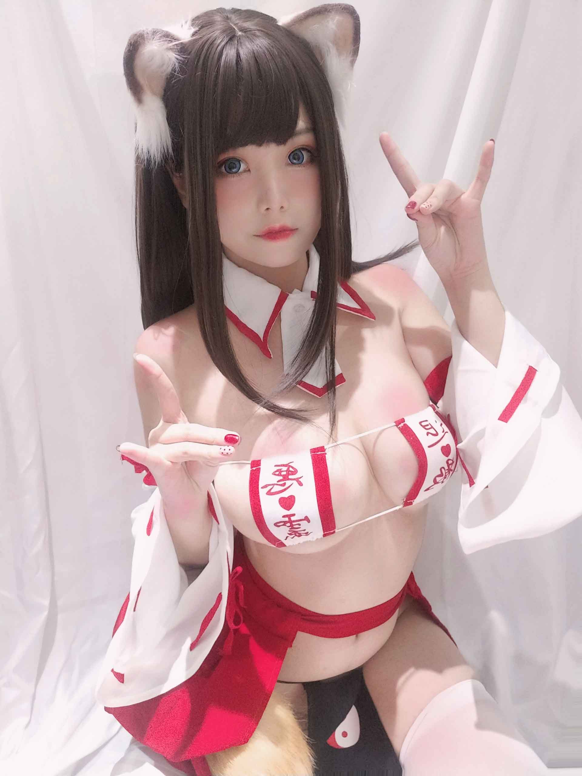 [蜜汁猫裘]042巫女小狐狸插图